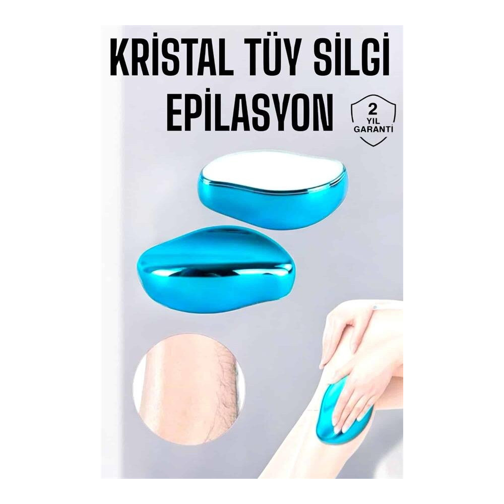 Epilasyon Aleti Bacaklar Kollar İçin Yıkanabilir Kristal Epilatör Tüy 