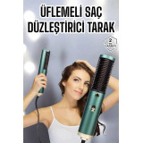 Fön Tarak Saç Düzleştirici Üflemeli Fön Makinesi Sıkı Dişli Taşınabili