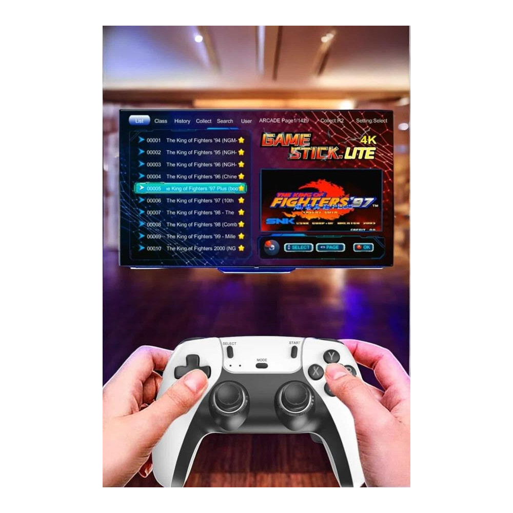 Joystick Çift Kollu Oyun Kolu Retro Oyun Yüksek Çözünürlüklü 3D Game