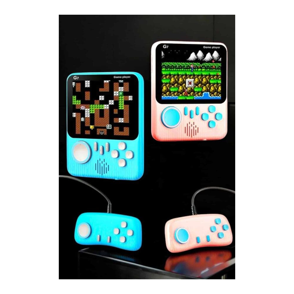 El Atarisi 3.5 inç Ekran Çift Konsol 666 Adet Retro Oyun Gamepad