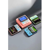 Mini Atari El Atarisi 3.5 inç Ekran Çift Konsol 666 Adet Retro Oyun Ga