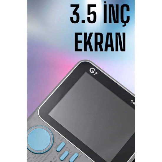 Mini Atari El Atarisi 3.5 inç Ekran Çift Konsol 666 Adet Retro Oyun Ga