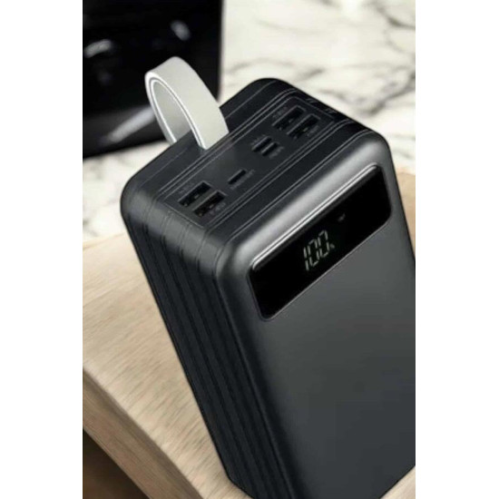 Powerbank 60.000 Mah Taşınabilir Şarj Hızlı El Fenerli Dijital Gösterg