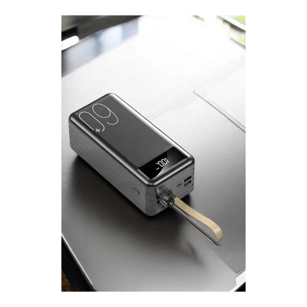 Powerbank 60.000 MAH Dijital Göstergeli 4 Portlu Taşınabilir