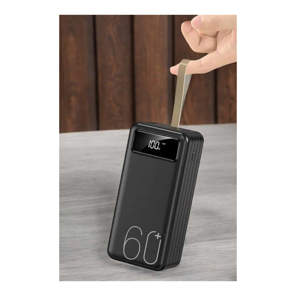 Powerbank 60.000 MAH Dijital Göstergeli 4 Portlu Taşınabilir