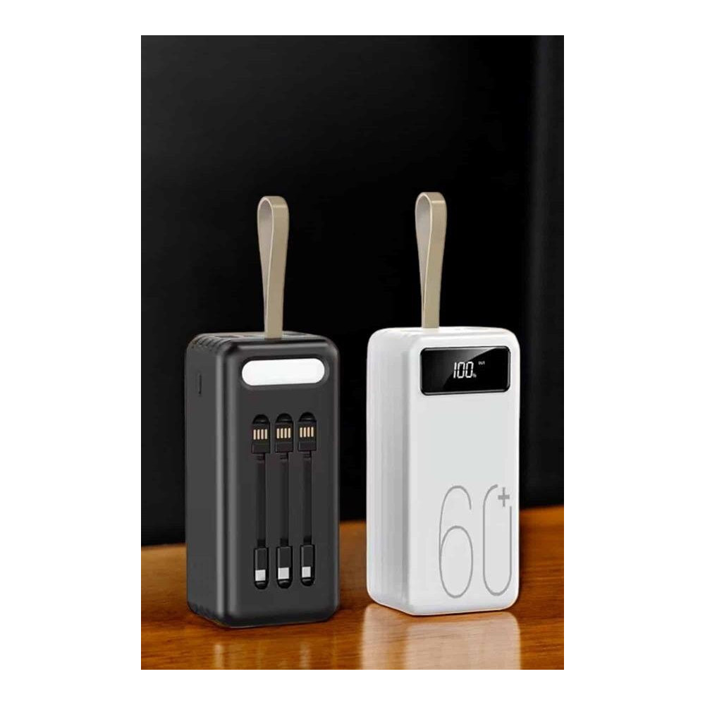 Powerbank 60.000 MAH Dijital Göstergeli 4 Portlu Taşınabilir