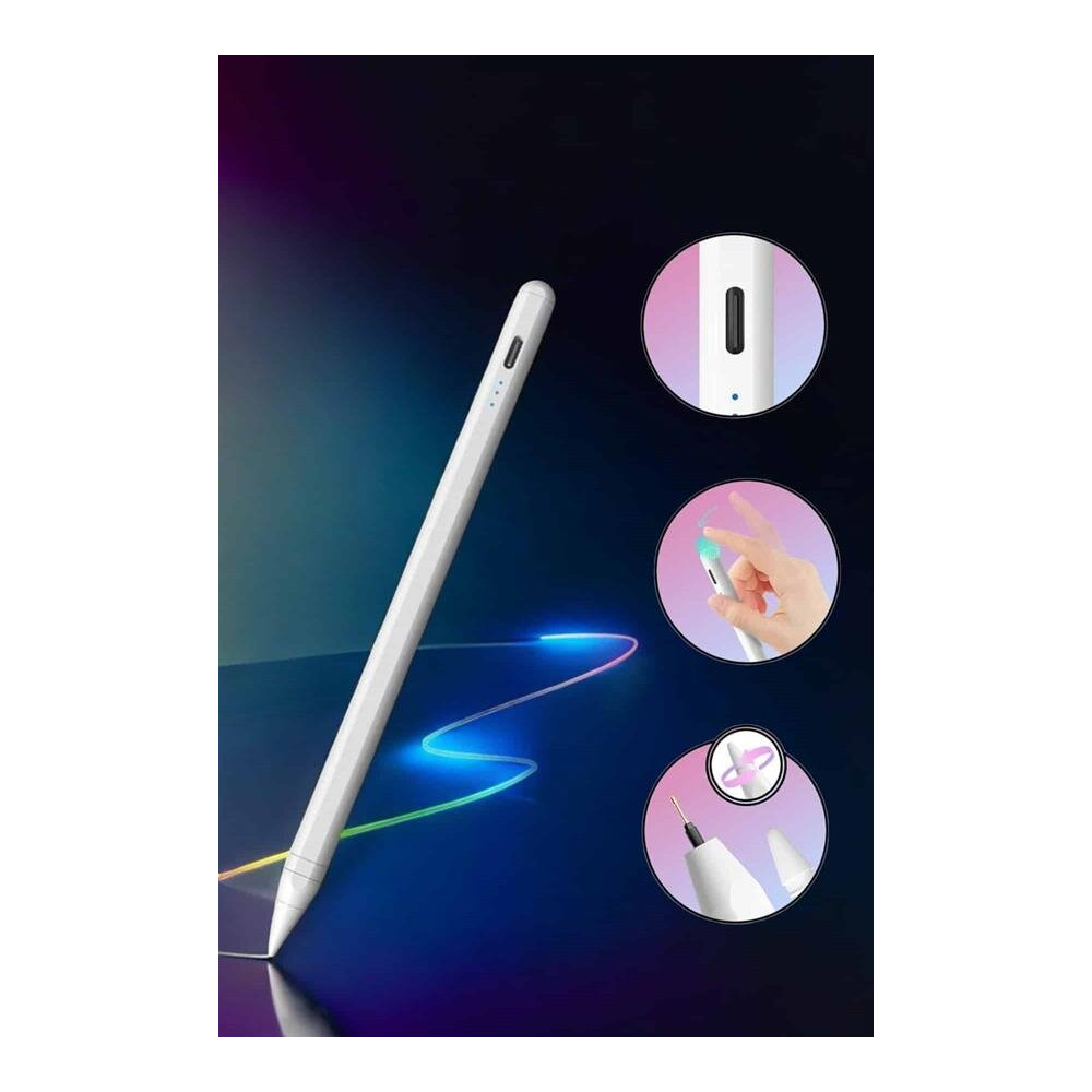 Tablet Kalemi Stylus Pen Dokunmatik Kalem Android Ve İOS Uyumlu Şarjlı