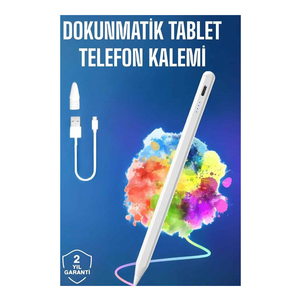 Tablet Kalemi iOS Android Windows Uyumlu Yedek Uçlu Universal Çizim Ka