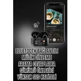 Yeni Nesil Bluetooth Kulaklık Ekranlı Yüksek Ses Kaliteli Uzun Şarj Sü