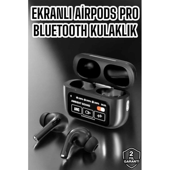 Açık Kulak Kablosuz Spor Kulaklık Dual Mikrofon ve LED Gösterge
