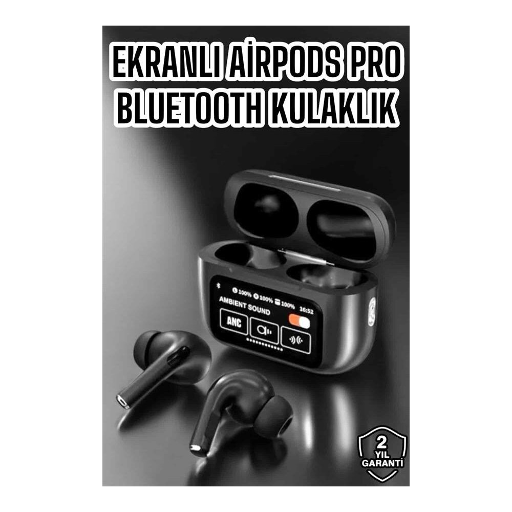 Yeni Nesil Bluetooth Kulaklık Ekranlı Yüksek Ses Kaliteli Uzun Şarj Sü