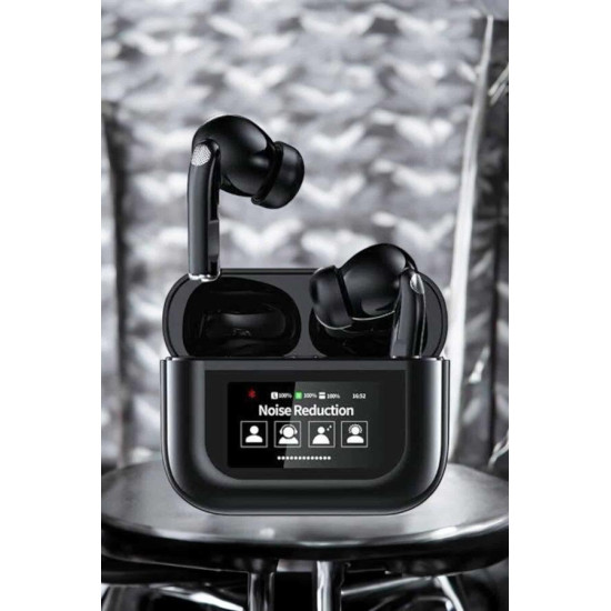 Kablosuz Bluetooth Kulaklık Ekranlı Uzun Şarj Süreli ANC Destekli