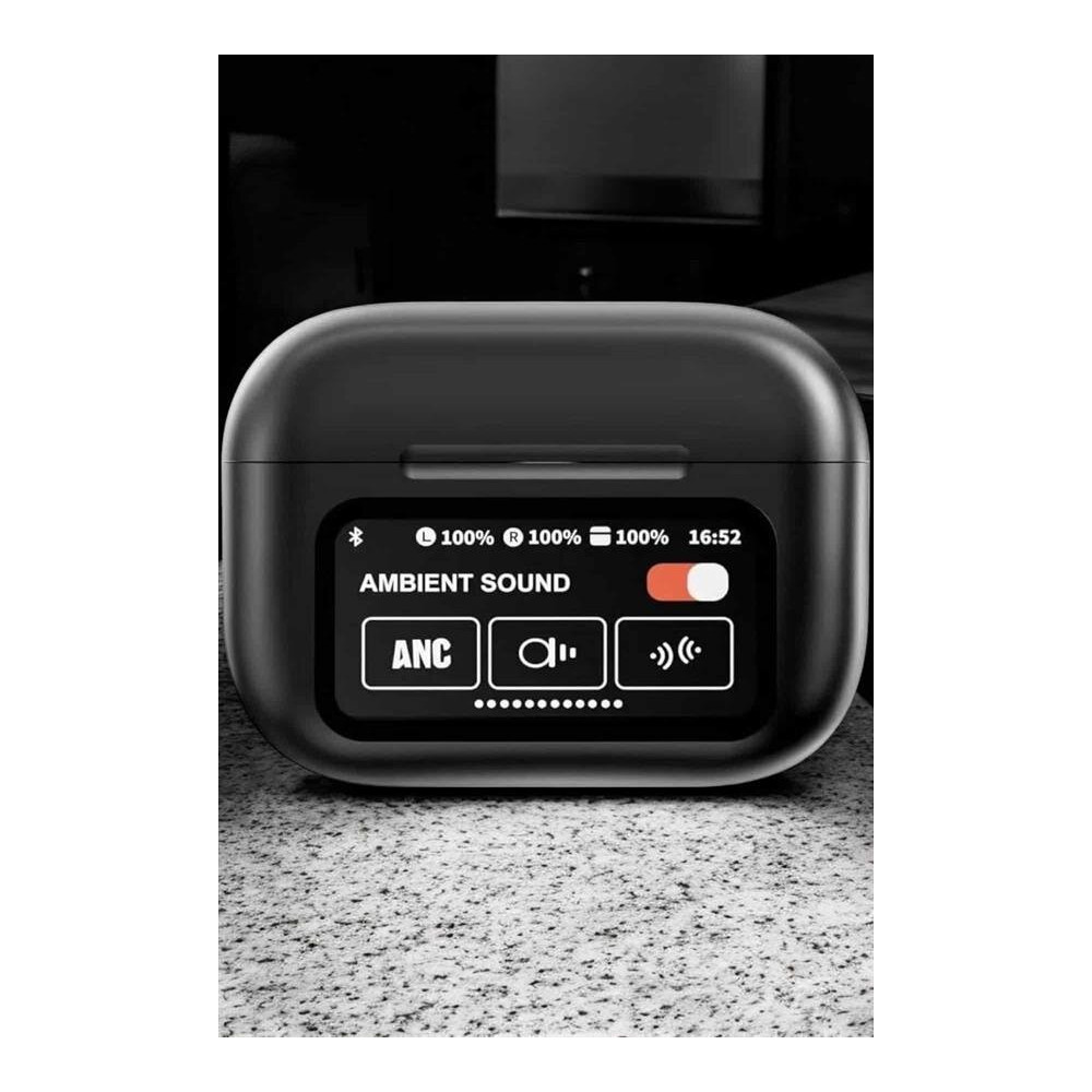 Bluetooth Kulaklık Kablosuz Ekranlı ANC/ENC Destekli Dokunmatik