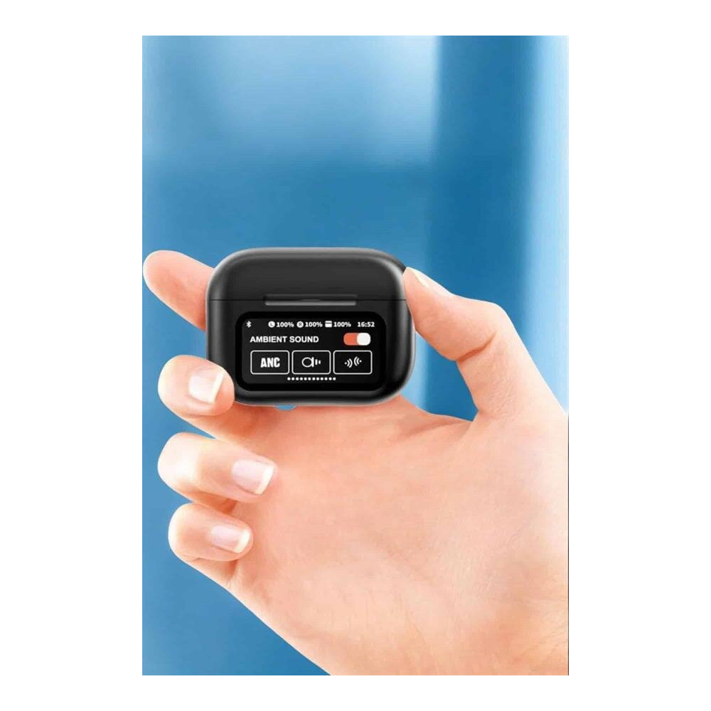 Bluetooth Kulaklık Kablosuz Ekranlı ANC/ENC Destekli Dokunmatik