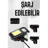 Kamp Işığı Çok Fonksiyonlu Taşınabilir Anahtarlık Kapak Açma Manyetik 