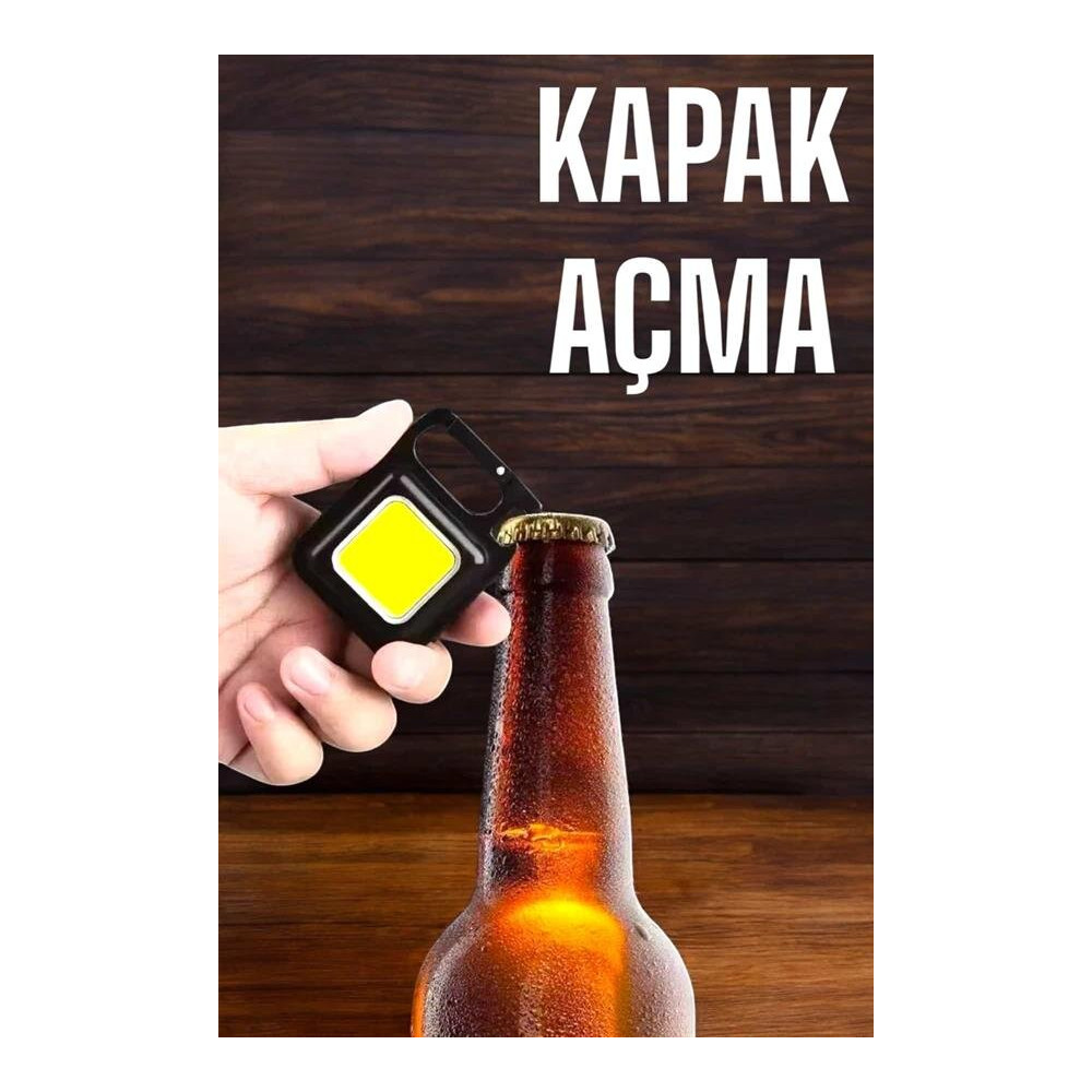 Anahtarlık Çok Amaçlı Mıknatıslı Taşınabilir Işık Led Şarjlı