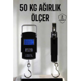 Ağırlık Ölçer 50 Kg El Terazisi El Kantarı Pilli Led Ekran