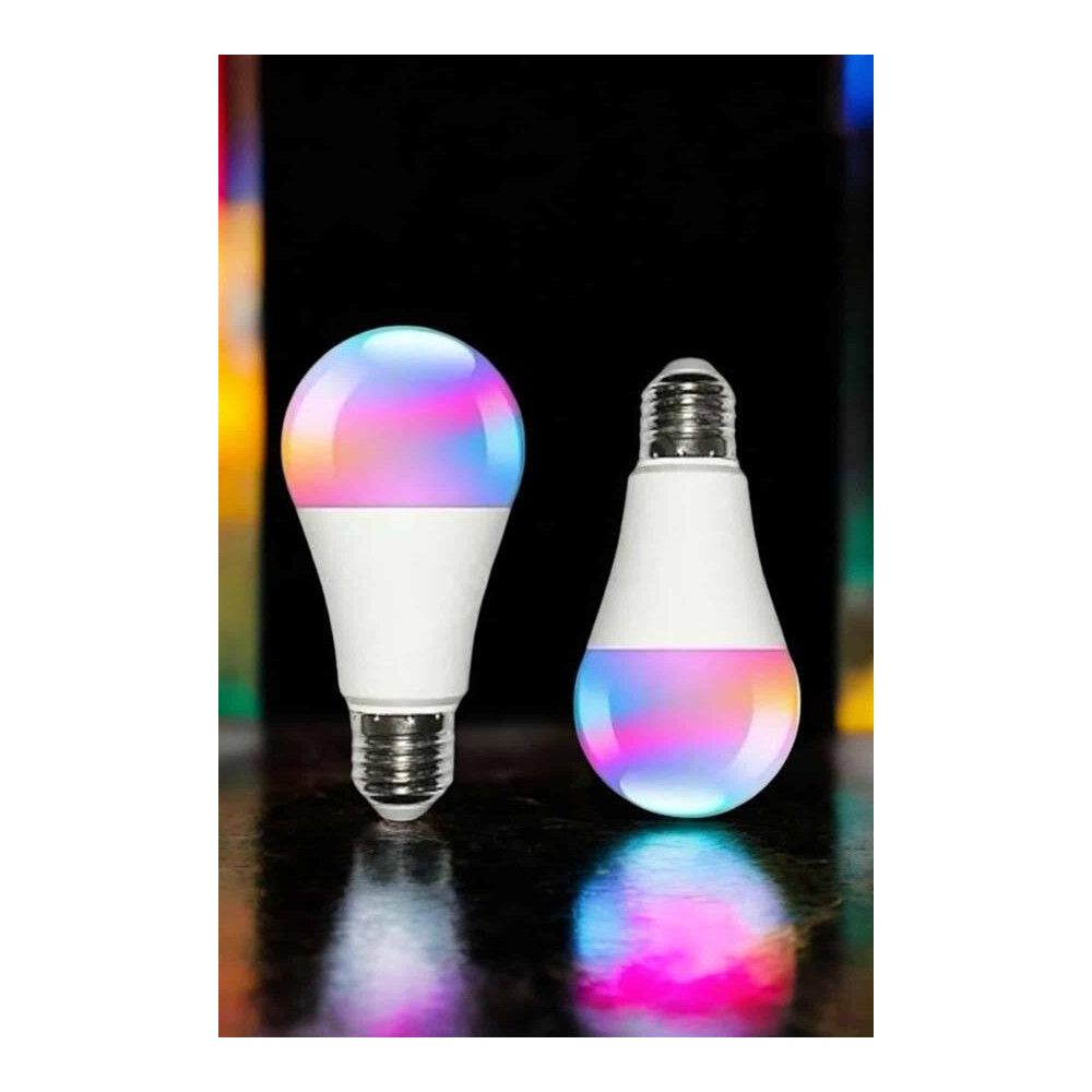 Renk Değiştirebilen RGB Işıklı Led Ampul A+Enerji 15 Watt Led Işık