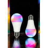 Renk Değiştirebilen RGB Işıklı Led Ampul A+Enerji 15 Watt Led Işık
