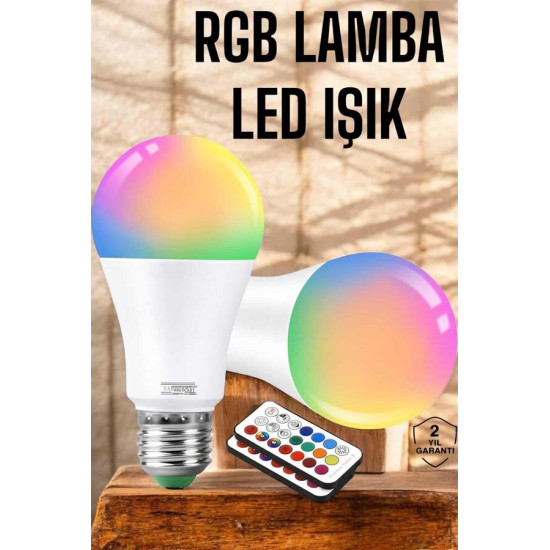 9 Watt Beyaz Işık ve Renk Ayarlı Akıllı LED Ampul