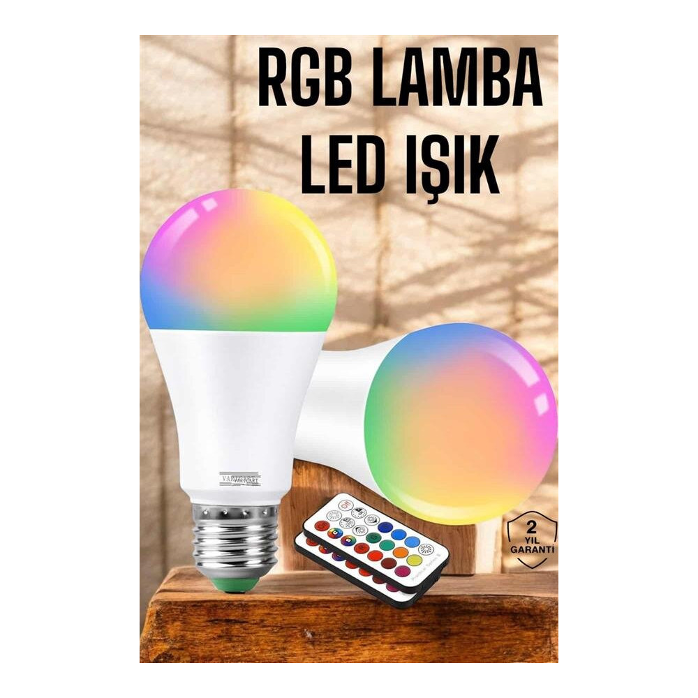 9 Watt Beyaz Işık ve Renk Ayarlı Akıllı LED Ampul