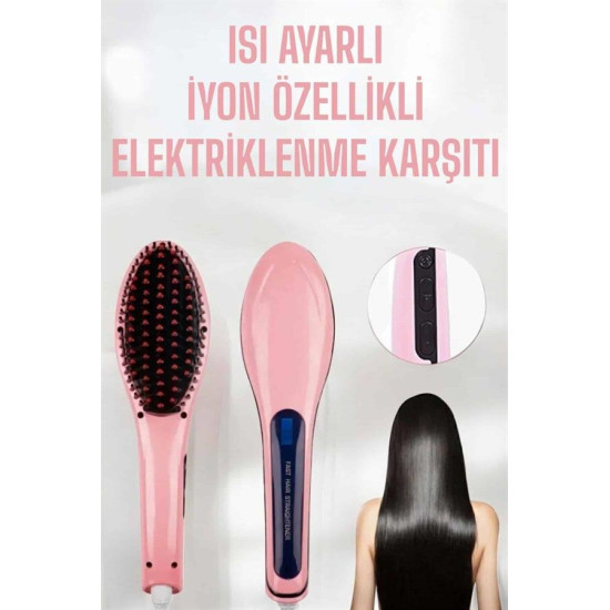 Profesyonel Saç Düzleştirici 5 Kademeli Isı Ayarlı Seramik Plakalı
