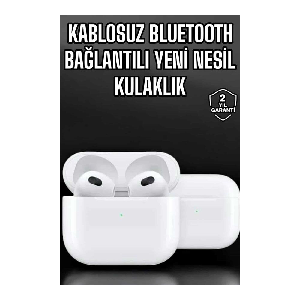 Bluetooth Kulaklık 3.Nesil Kablosuz Uzun Pil Ömrü Dokunmatik Kontrol
