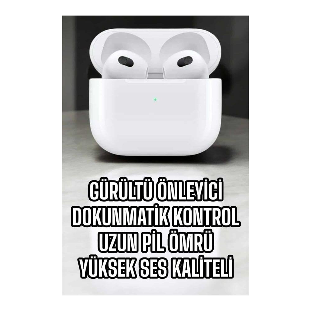 Bluetooth Kulaklık 3.Nesil Kablosuz Uzun Pil Ömrü Dokunmatik Kontrol