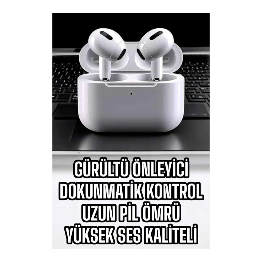 3.Nesil TWS Bluetooth Kulaklık Mikrofonlu ANC Özelliği Dokunmatik Kont
