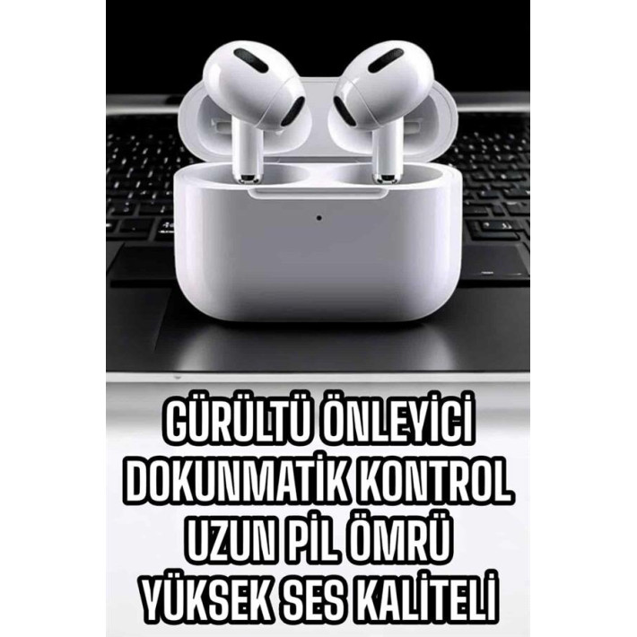 3.Nesil TWS Bluetooth Kulaklık Mikrofonlu ANC Özelliği Dokunmatik Kont