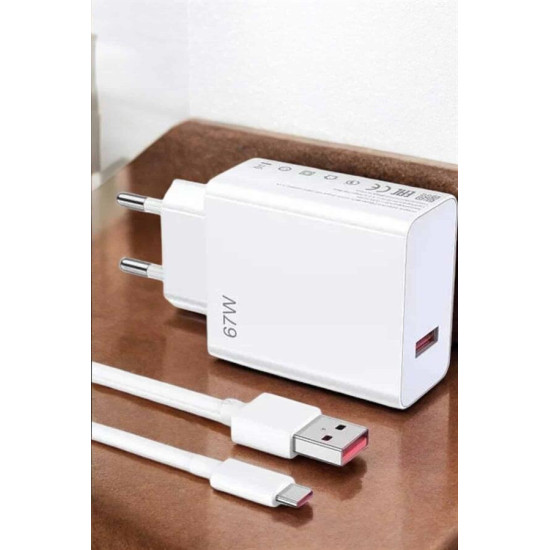 67W Hızlı Şarj Yüksek Voltaj Korumalı Type C Şarj Adaptörü
