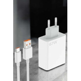 67W Şarj Aleti Turbo Hızlı Type-C Şarj