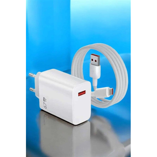 67W Şarj Aleti Turbo Hızlı Type-C Şarj