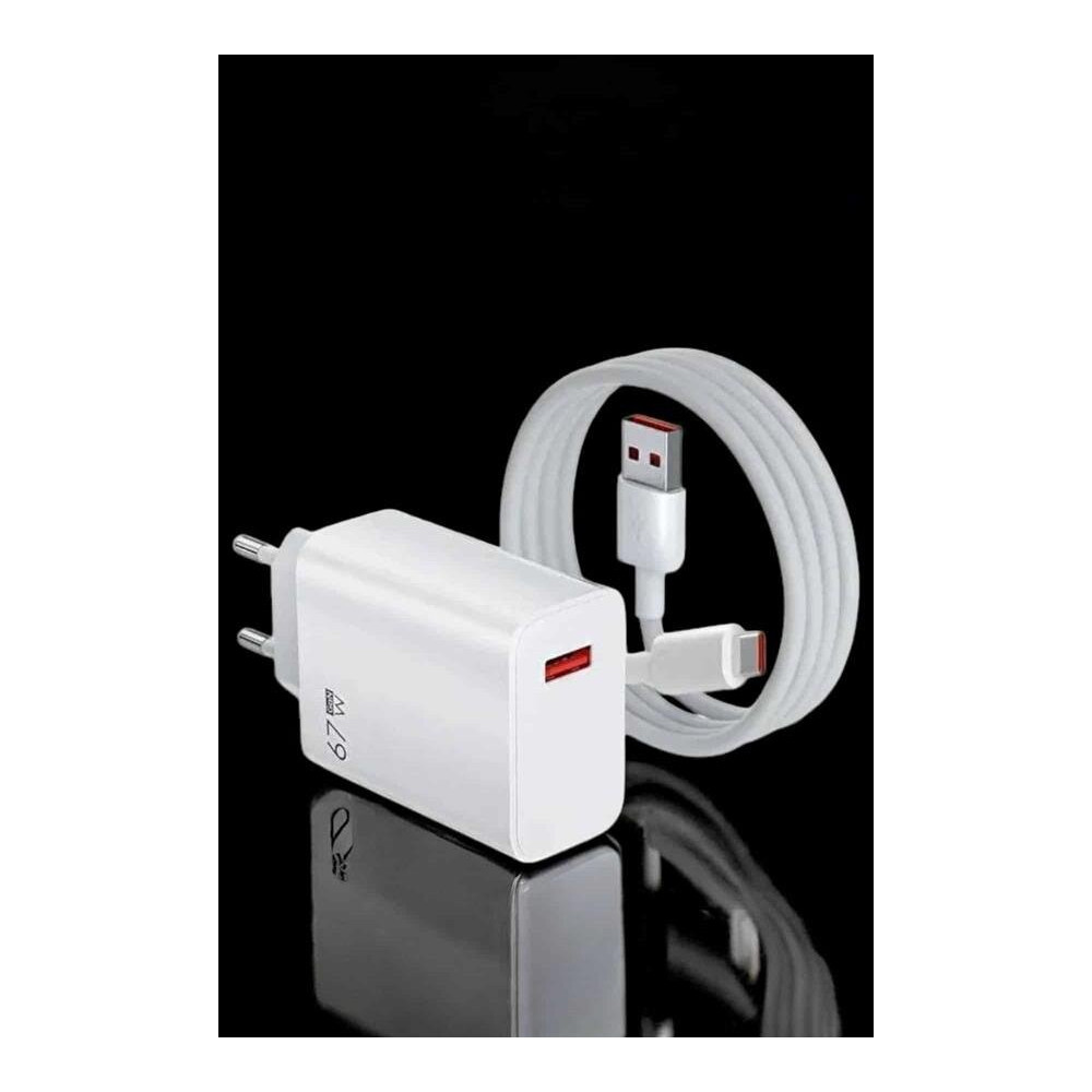 Şarj Aleti Turbo Hızlı 67W Type-C Hızlı Şarj