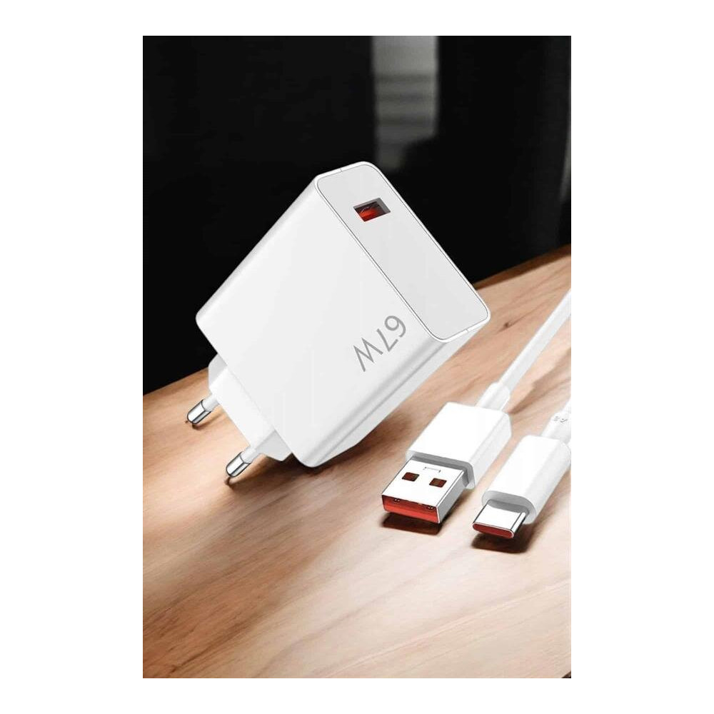 Şarj Aleti Turbo Hızlı 67W Type-C Hızlı Şarj