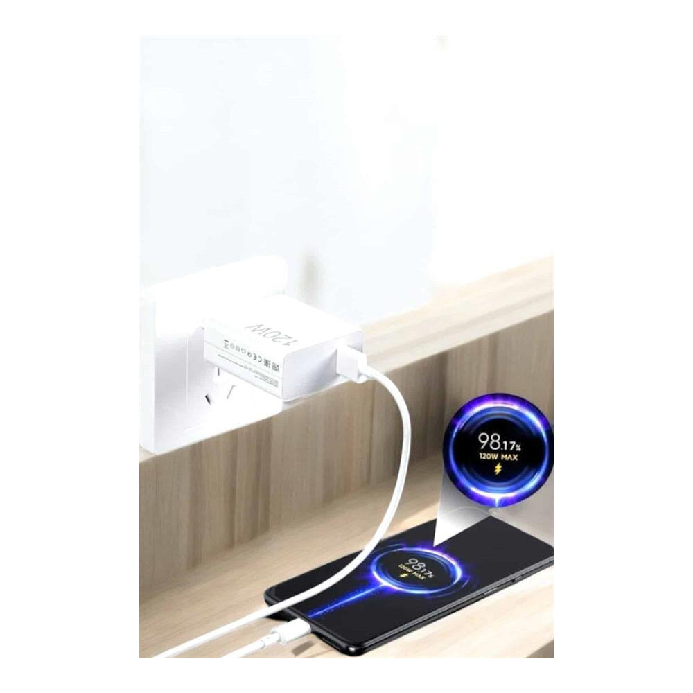 120W Şarj Aleti Type-C Uyumlu Turbo Şarj Aleti
