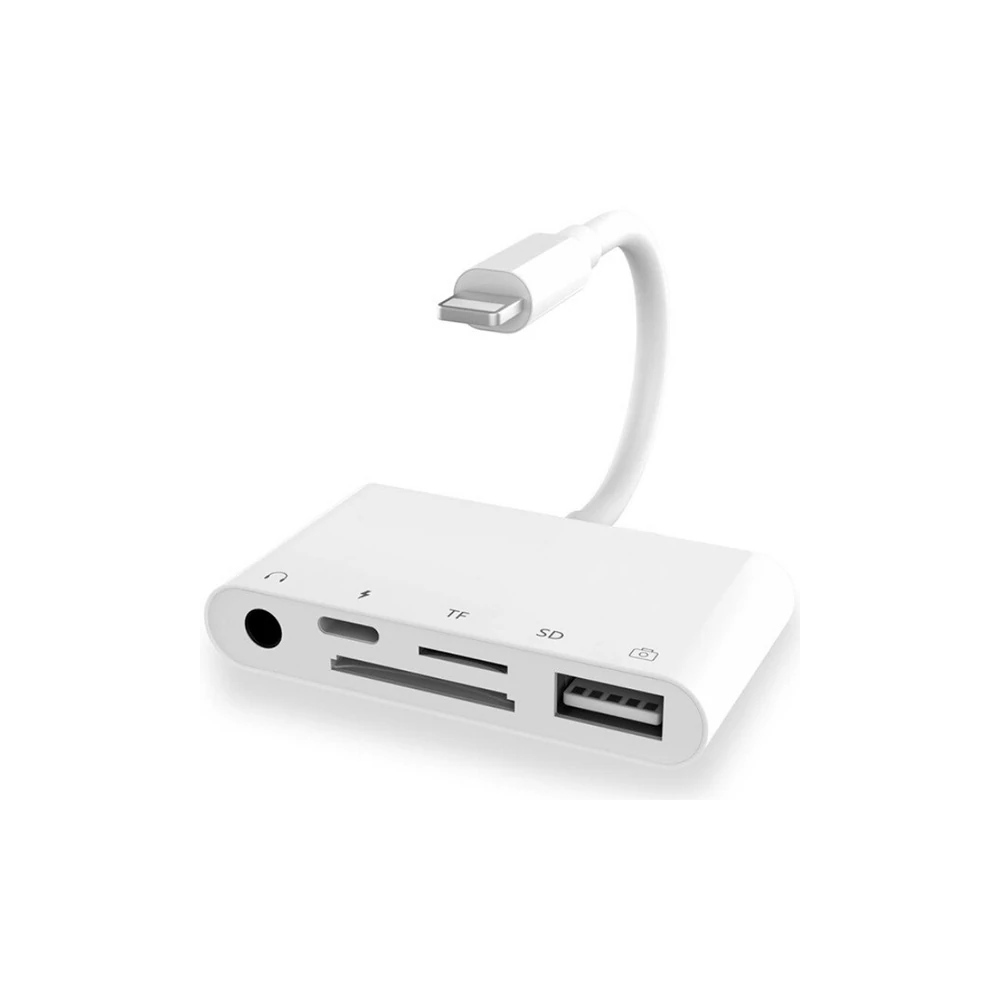 ALLY 5in1 İPhone-İPad lightning To Audio Usb Kamera Okuyucu