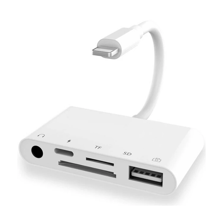 ALLY 5in1 İPhone-İPad lightning To Audio Usb Kamera Okuyucu