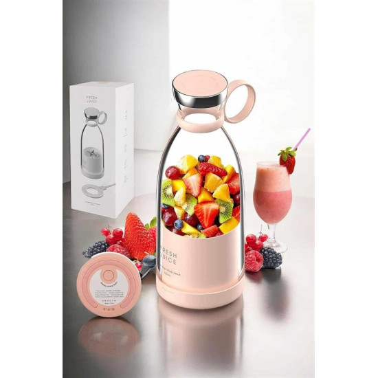 Şarjlı Taşınabilir Blender USB Kablosuz Smoothie Yapıcı Pratik Kullanı
