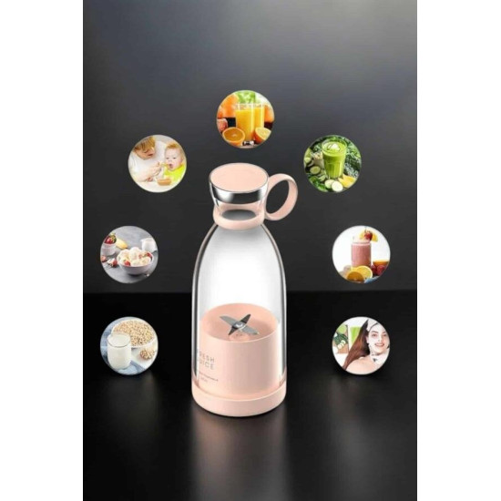 El Blender Taşınabilir Meyve Blender Şarj Edilebilir Taşınabilir Blend