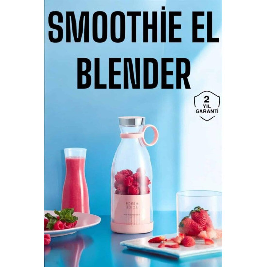 Blender Bardak Blender Şarjlı Taşınabilir Meyve Sıkcağı Smoothie