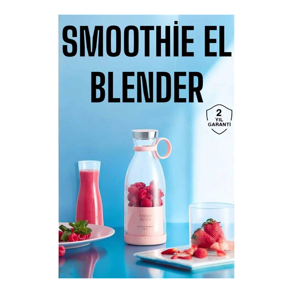 Blender Bardak Blender Şarjlı Taşınabilir Meyve Sıkcağı Smoothie