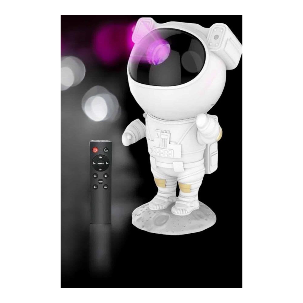 Astronot Projeksiyon Lambası Bluetooth Müzikli ve Uzaktan Kumandalı