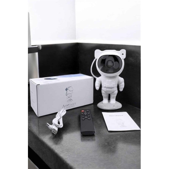 Astronot Görünümlü Projeksiyon Speaker Taşınabilir