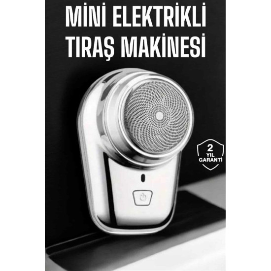Seyahat Tipi Tıraş Makinesi Taşınabilir Kablosuz Mini Paslanmaz Çelik