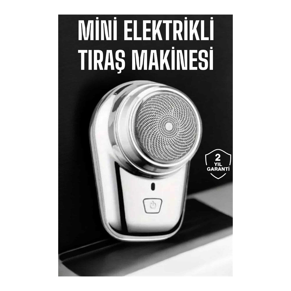Seyahat Tipi Tıraş Makinesi Taşınabilir Kablosuz Mini Paslanmaz Çelik