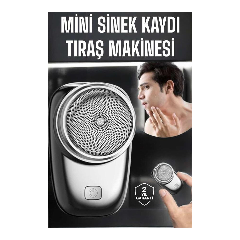 Tıraş Makinesi Mini Sıfır Sakal Yanak Tıraş Makinesi USB Şarjlı