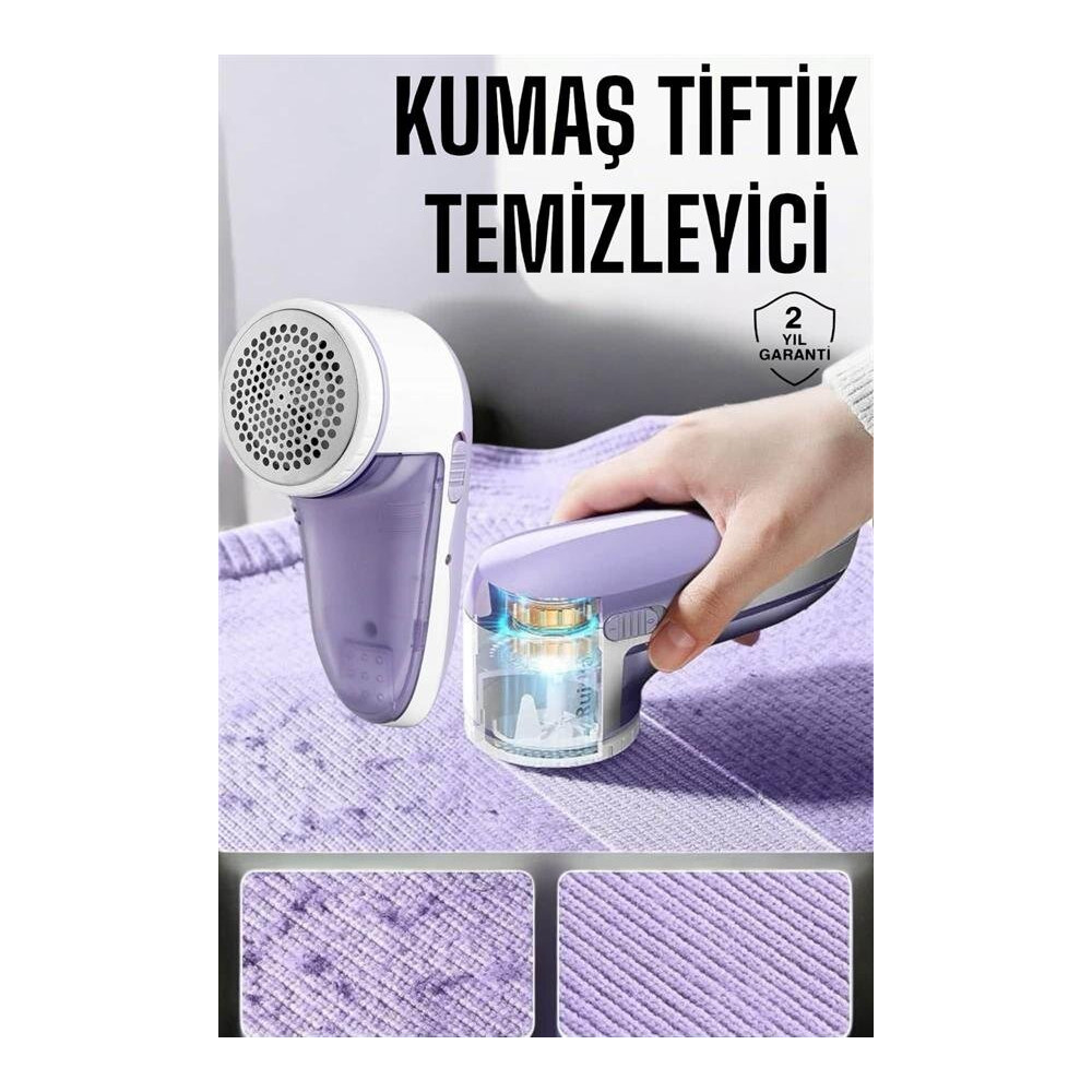 Tiftik Temizleme Makinesi USB Şarjlı Tüy Toplayıcı Kablosuz