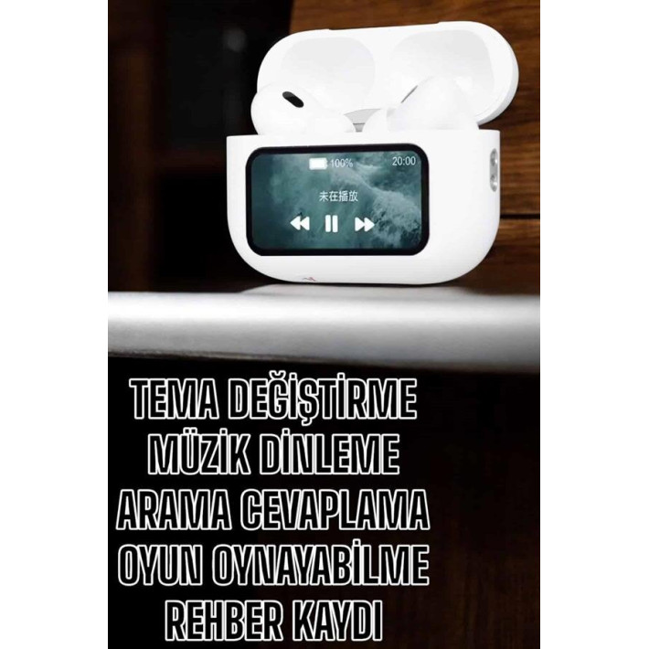 Kablosuz Yeni Nesil Bluetooth Bağlantılı Dokunmatik Ekranlı Kulak İçi 
