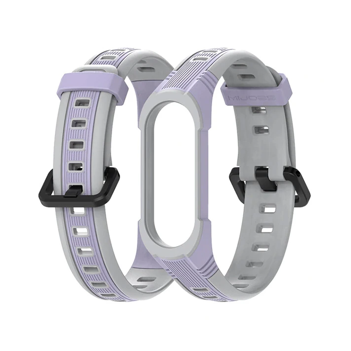 Mijobs Xiaomi Mi Band 5-4 Çift Renk Kayış Kordon